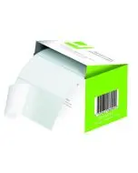 Q-CONNECT ADDRESS LABEL ROLL REPOSITIONABLE SELF ADHESIVE 89MMX36MM WHITE (PACK OF 200) KF26092