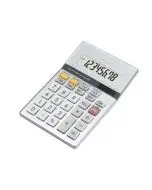 SHARP SILVER 8-DIGIT SEMI-DESKTOP CALCULATOR EL-330ERB