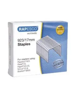 RAPESCO 923/17MM STAPLES GALVANISED FINISH (PACK OF 1000) 1240