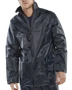 BEESWIFT NYLON B-DRI JACKET NAVY BLUE L (PACK OF 1)