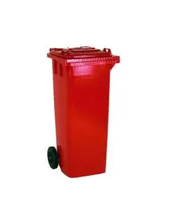 WHEELIE BIN 140 LITRE RED (W480 X D555 X H1070MM) 331156