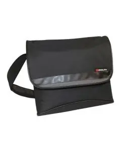 MONOLITH NYLON LAPTOP MESSENGER BAG W400 X D115 X H365MM BLACK 2386