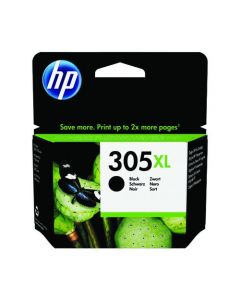 HP 305XL HIGH YIELD ORIGINAL INK CARTRIDGE BLACK 3YM62AE