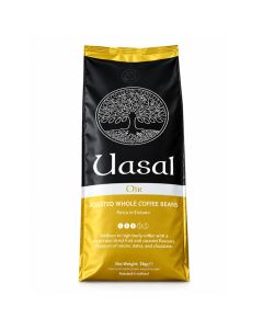 UASAL OIR  MEDIUM ROASTED WHOLE COFFEE BEANS ORIGIN KENYA & ETHIOPIA - 1KG BAG